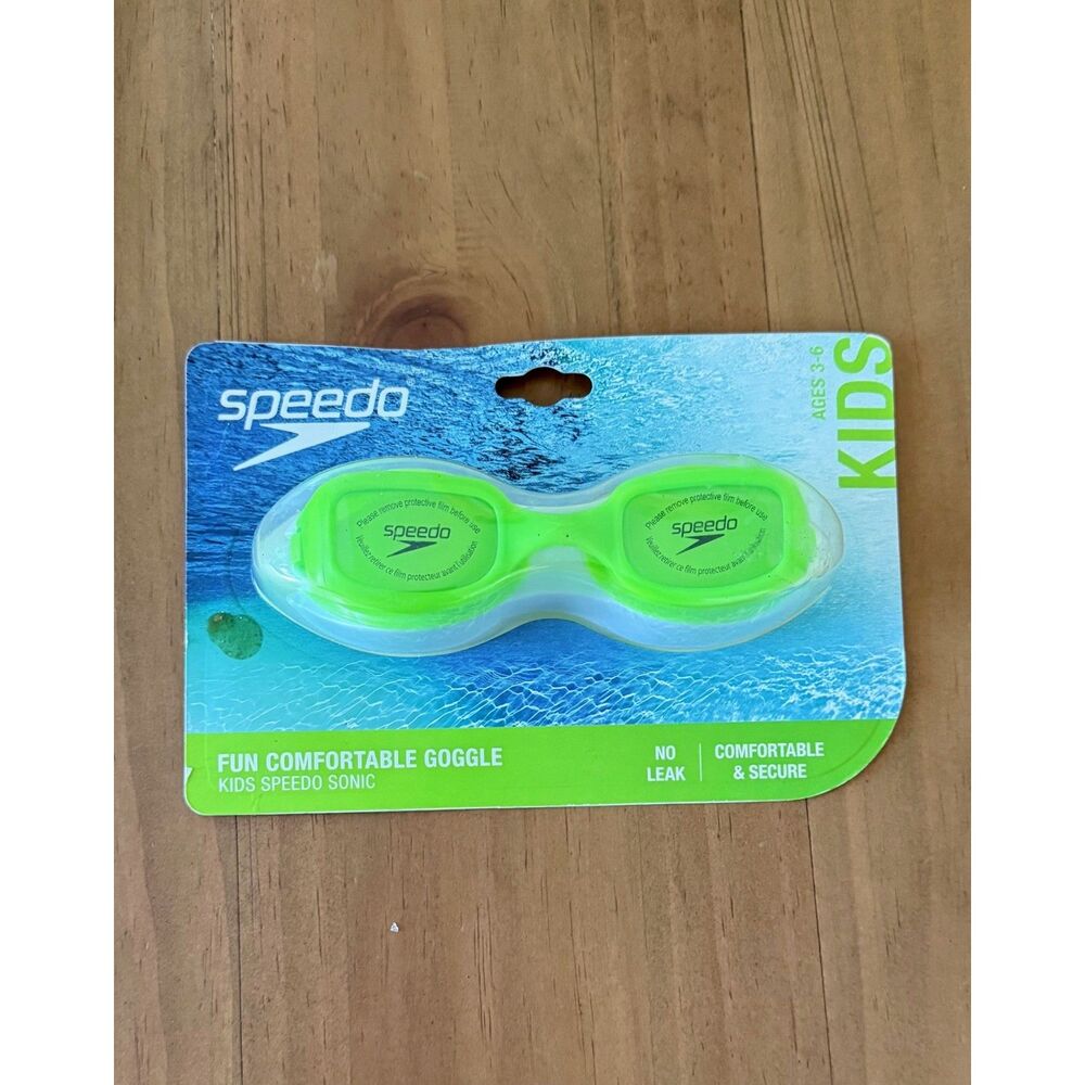 Speedo Kids' Sonic Anti Fog Swim Goggles - Green